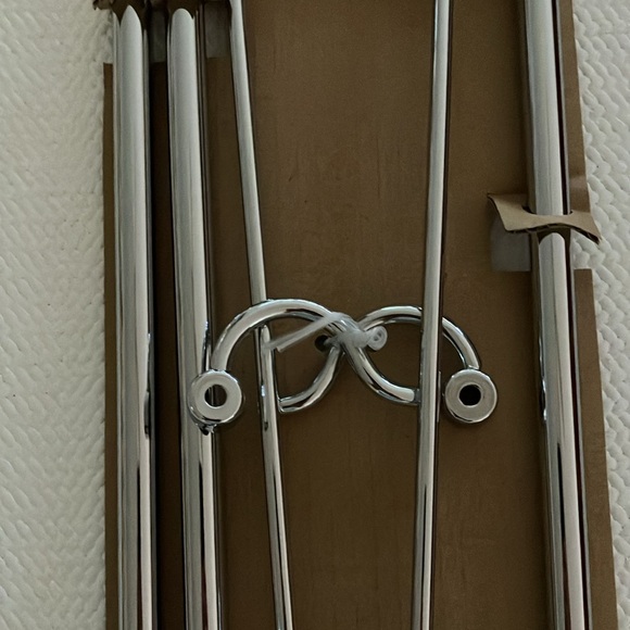 NWT Over The Door Towel Rack, Chrome & Brushed Metal - Picture 8 of 11